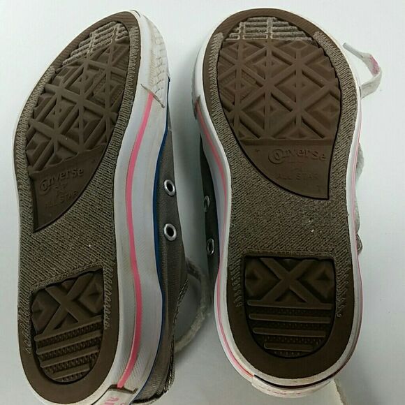 Converse All Stars Juniors Size One Double Tongue - Picture 8 of 8